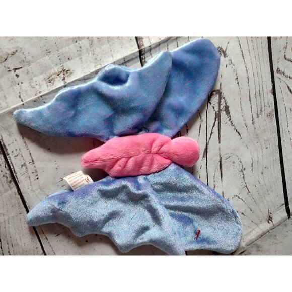 TY Beanie Babie FLITTER the BUTTERFLY Original Tag Label 8 In - Picture 3 of 5